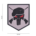 Patch 3D PVC Commando Punisher Gris 101 Incorporated - Accueil sur Quaerius.com - Vêtements militaire et Equipements 