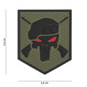 Patch 3D PVC Commando Punisher Vert 101 Incorporated - Accueil sur Quaerius.com - Vêtements militaire et Equipements 