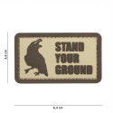 Patch 3D PVC Corbeau Stand Your Ground Sable 101 Incorporated - Patches Quaerius