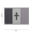 Patch 3D PVC Drapeau Français Libre Gris 101 Incorporated - Patches Quaerius