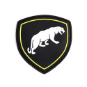 Patch 3D PVC Puma Russie Noir 101 Incoporated - Patches Quaerius