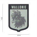 Patch 3D PVC Wallonie Gris 101 Incorporated - Patches Quaerius