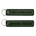 Porte Clé Identification D Day Sword Beach Fostex - Porte Clé sur Quaerius.com - Vêtements militaire et Equip