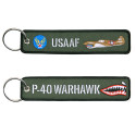 Porte Clé Identification P40 Warhawk Fostex - Porte Clé sur Quaerius.com - Vêtements militaire et Equipements