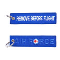 Porte Clé Identification Remove Before Flight Air Force Blue Fostex - Porte Clé sur Quaerius.com - Vêtements 