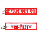 Porte Clé Identification Remove Before Flight Co Pilot Fostex - Porte Clé sur Quaerius.com - Vêtements milita