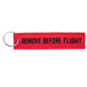 Porte Clé Identification Remove Before Flight Flight Black Fostex - Porte Clé sur Quaerius.com - Vêtements mi