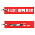 Porte Clé Identification Remove Before Flight P51 Mustang Fostex - Porte Clé sur Quaerius.com - Vêtements mil