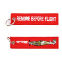 Porte Clé Identification Remove Before Flight Spitfire Fostex - Porte Clé sur Quaerius.com - Vêtements milita