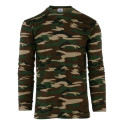 T-Shirt Woodland Manches Longues Fostex - T-shirts sur Quaerius.com - Vêtements militaire et Equipements de 