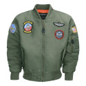 Veste MA-1 Flight Jacket Enfant Fostex - Vestes et Blousons sur Quaerius.com - Vêtements militaire et Equipements de S