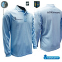 Polo Gendarmerie Cooldry Homme Manches Longues Bleu DCA France - Polos sur Quaerius.com - Vêtements militaire