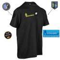 T-Shirt Gendarmerie Cooldry Noir Gendarmerie Mobile patrol equipement