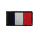 Patch drapeau français haute visibilité brodé sur tissu A10 Equipment - Patches sur Quaerius.com - Vêtements milit