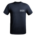 T-shirt Strong texte Marine Nationale bleu marine A10 Equipment