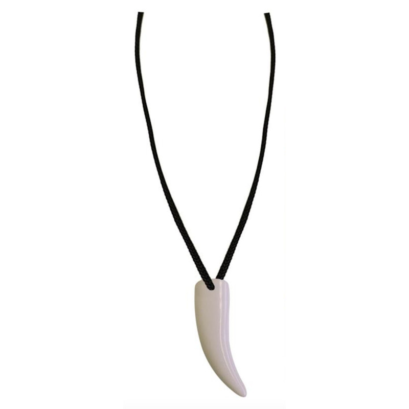 Collier Dent de Requin Brice de Nice - Costume Film - Déguisement Bijoux The Duck