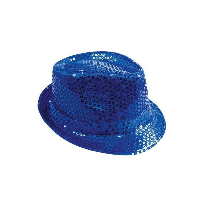 Chapeau Borsalino à Sequins Adulte - Déguisement Jour de l'An Adulte The Duck